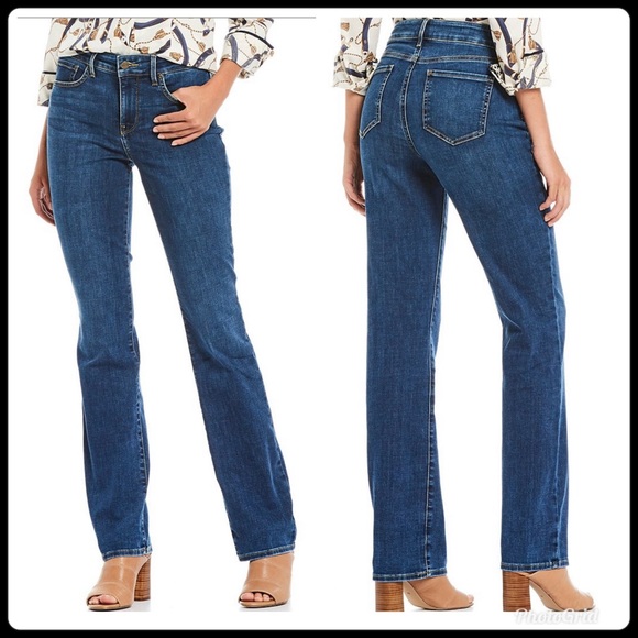 NYDJ Denim - NYDJ Marilyn Straight Denim Jeans Size 12
